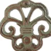 ANTIQUE KEY CAST IRON THERMOMETER