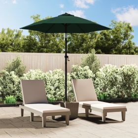 Garden Parasol Green 78.7"x83.1" Aluminum