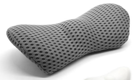 Lumbar Support Pillow For Side Sleepers Pregnancy Relieve Hip Coccyx Sciatica Pain Machine Chair Back Cushion Waist Car Seat (Option: Dark grey pillowcase)