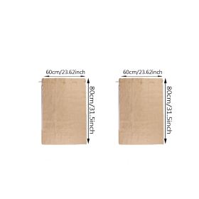 2 Packs Burlap Plant Cover Bags 3 Sizes Tree Freeze Protection Blanket Reusable Warm Plant Frost Cloth With Drawstring And Zipper (Option: W13732774)