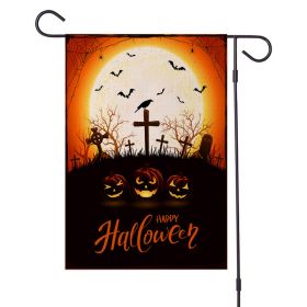 Halloween Decorations Garden Flag 12x18 Vertical Double Sided I Smell Children Sisters Fall Outside Hocus Pocus Decor Burlap Yard Flag (Color: Pic E, size: 47x32cm)